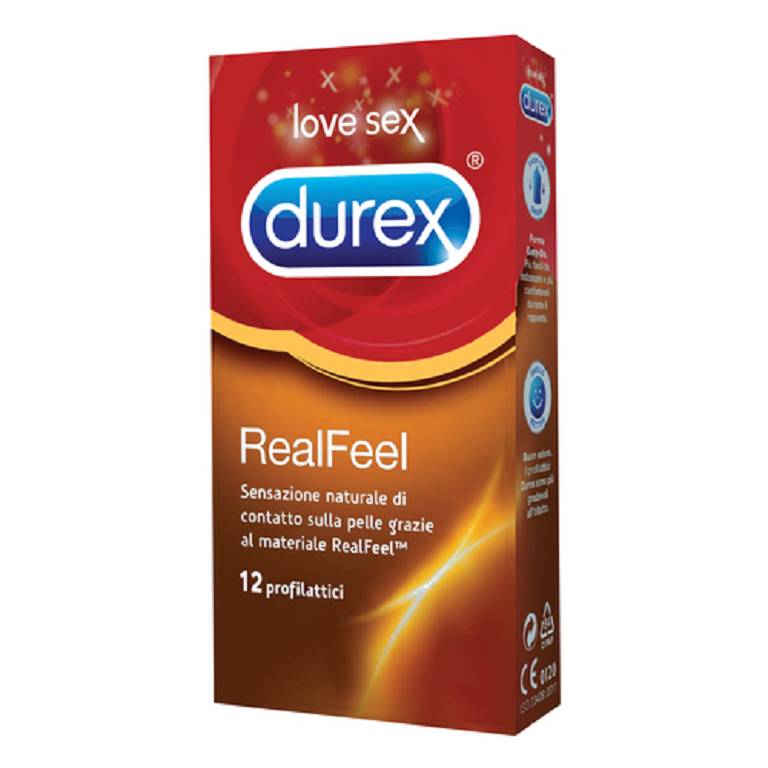 DUREX REAL FEEL 12 PEZZI